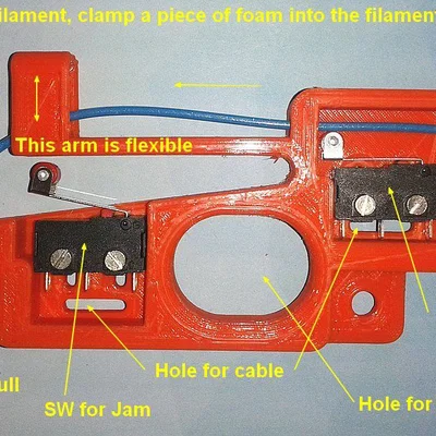 All in one - Filament Jam - Cleaner & Runout Sensor