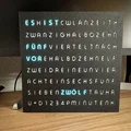 WordClock 16x8 LED matrix (2023-V3) - Đồng hồ chữ ma trận LED - Thumbnail 1