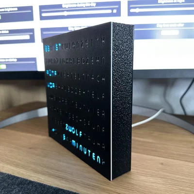 WordClock 16x8 LED matrix (2023-V3) - Đồng hồ chữ ma trận LED