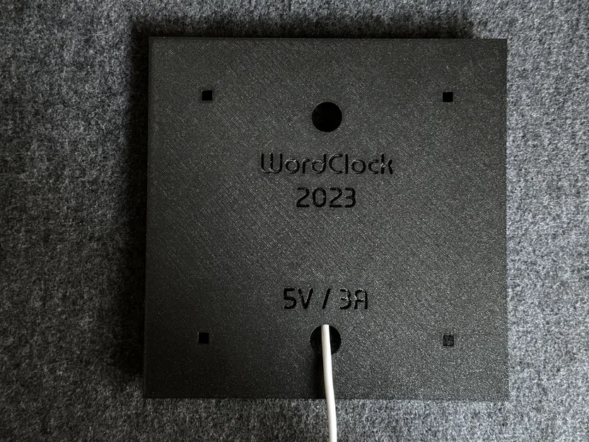 WordClock 16x8 LED matrix (2023-V3) - Đồng hồ chữ ma trận LED - Image 29