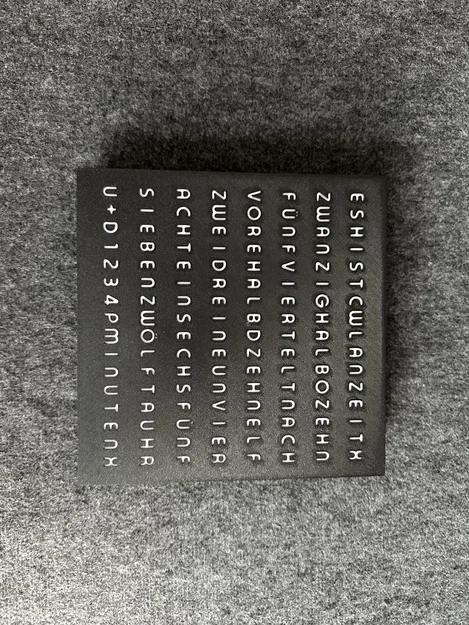 WordClock 16x8 LED matrix (2023-V3) - Đồng hồ chữ ma trận LED - Image 37