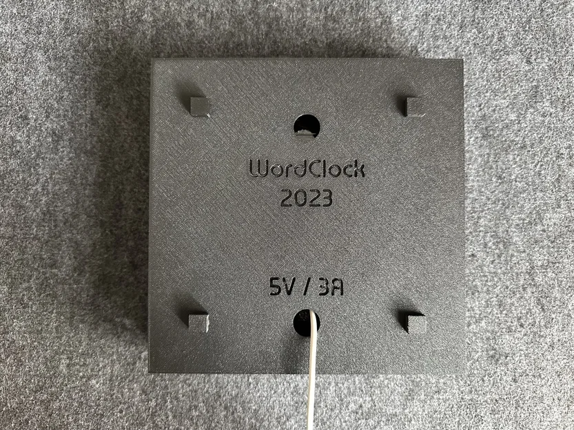 WordClock 16x8 LED matrix (2023-V3) - Đồng hồ chữ ma trận LED - Image 38