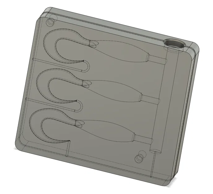 The Schmidty-Twister - Khuôn Grub Đuôi Xoắn (Curly Tail Grub Mold) - Image 3