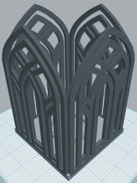 Gothic Lantern 7 – Lồng đèn Tea Light phong cách Gothic - Image 1