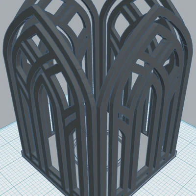Gothic Lantern 7 – Lồng đèn Tea Light phong cách Gothic