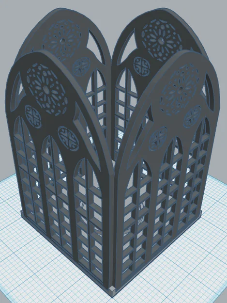 Gothic Lantern 9 – Đèn Lồng Tea Light phong cách Gothic - Image 1