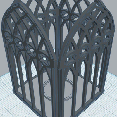 Gothic Lantern 10 – Đèn lồng nến tealight phong cách Gothic