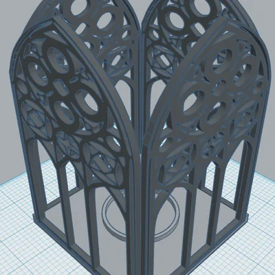 Gothic Lantern 11 – Đèn lồng Tea Light phong cách Gothic
