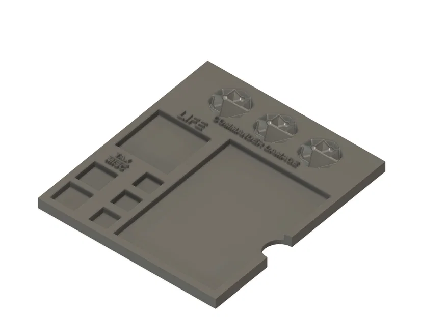 MTG Commander Plate & Tracker – Khay Commander & Theo dõi chỉ số - Image 1