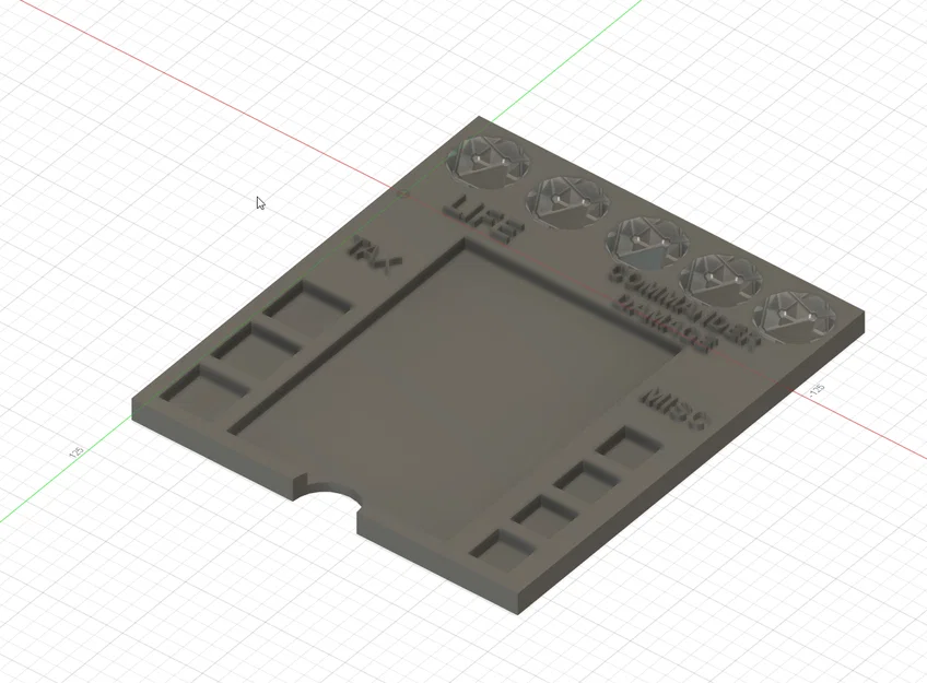 MTG Commander Plate & Tracker – Khay Commander & Theo dõi chỉ số - Image 2