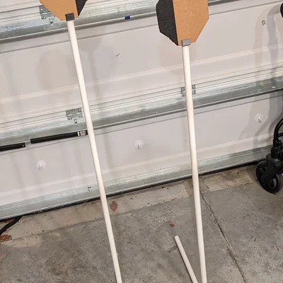 Giá đỡ bia PVC cho Live/Dry Fire (PVC Live/Dry Fire Target Stand)