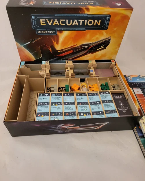 Insert/Organizer cho boardgame Evacuation - Image 3