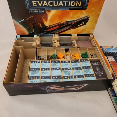 Insert/Organizer cho boardgame Evacuation