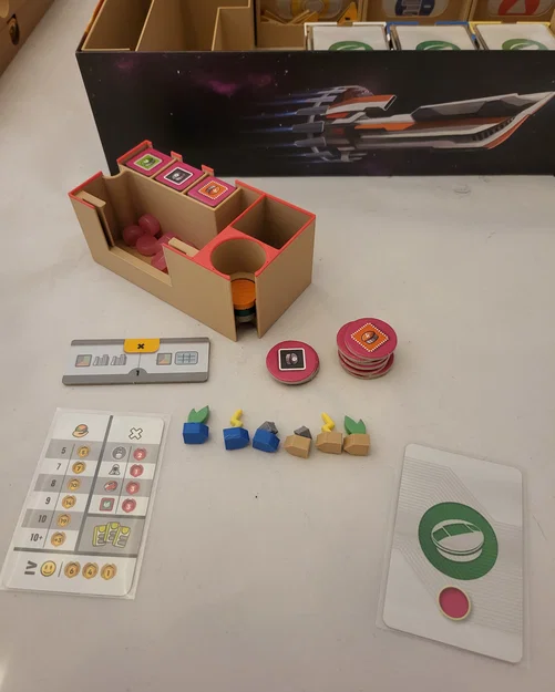 Insert/Organizer cho boardgame Evacuation - Image 13