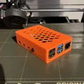 Vỏ hộp tối giản cho Raspberry Pi 4 với họa tiết tổ ong tản nhiệt - Thumbnail 1