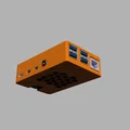 Vỏ hộp tối giản cho Raspberry Pi 4 với họa tiết tổ ong tản nhiệt - Thumbnail 3