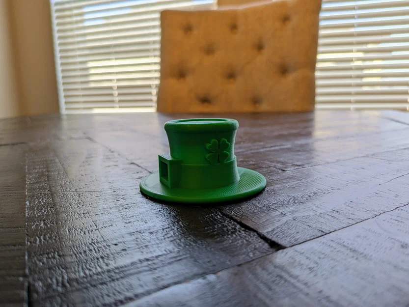 Mô hình nón Leprechaun cho ngày lễ Thánh Patrick in 3D cực dễ - Image 1