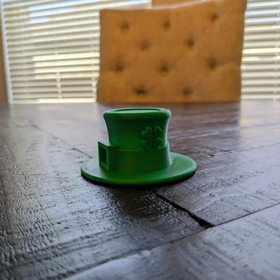 Mô hình nón Leprechaun cho ngày lễ Thánh Patrick in 3D cực dễ