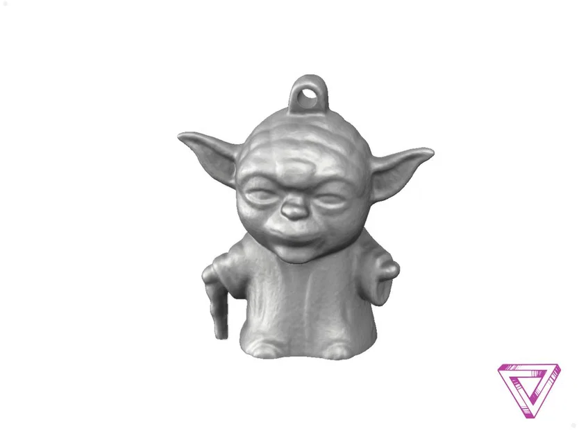 Móc khóa Yoda Star Wars - Mô hình in 3D độc đáo cho người hâm mộ - Image 1