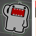 Móc khóa mô hình Domo JDM - Phụ kiện trang trí in 3D cực chất - Thumbnail 3