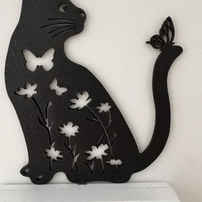 Tranh treo tường nghệ thuật hình mèo 3D (Cats Wall Art) độc đáo