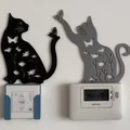 Tranh treo tường nghệ thuật hình mèo 3D (Cats Wall Art) độc đáo - Thumbnail 2