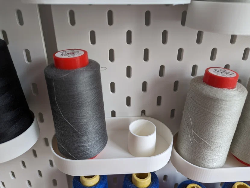 Khay Ikea Skadis để đựng cuộn chỉ hình nón cho Overlock/Serger - Image 2
