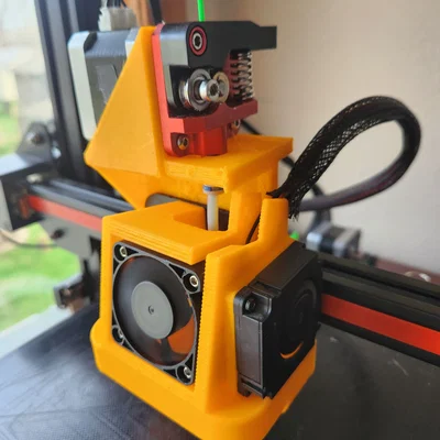 Pát chuyển Direct Drive cho Ender 3/Pro (tương thích ống gió quạt Satsana)