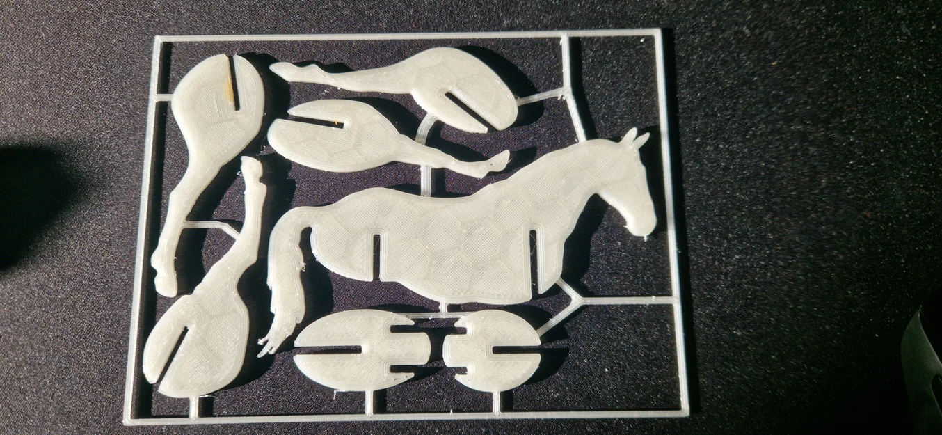 Mô hình ngựa lắp ghép Horse Kit Card in 3D siêu dễ - Image 1