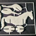 Mô hình ngựa lắp ghép Horse Kit Card in 3D siêu dễ - Thumbnail 1
