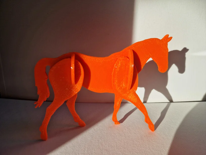 Mô hình ngựa lắp ghép Horse Kit Card in 3D siêu dễ - Image 2
