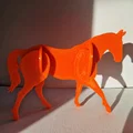 Mô hình ngựa lắp ghép Horse Kit Card in 3D siêu dễ - Thumbnail 2