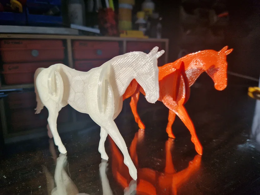 Mô hình ngựa lắp ghép Horse Kit Card in 3D siêu dễ - Image 3