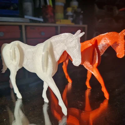 Mô hình ngựa lắp ghép Horse Kit Card in 3D siêu dễ