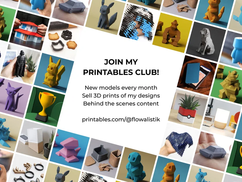 Heo đất Pikachu low-poly (in 3D) - Image 2