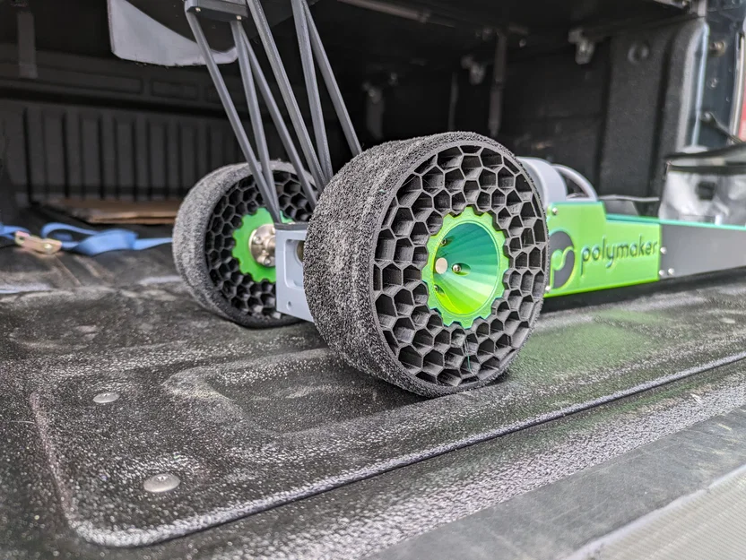 Airless Style TFD Rear Tires RMRRF – Lốp sau dạng airless cho TFD Dragster - Image 1