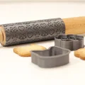 Neko Baking Set - Khuôn Cắt Bánh Quy Mèo / Cây Cán Bột - Thumbnail 2