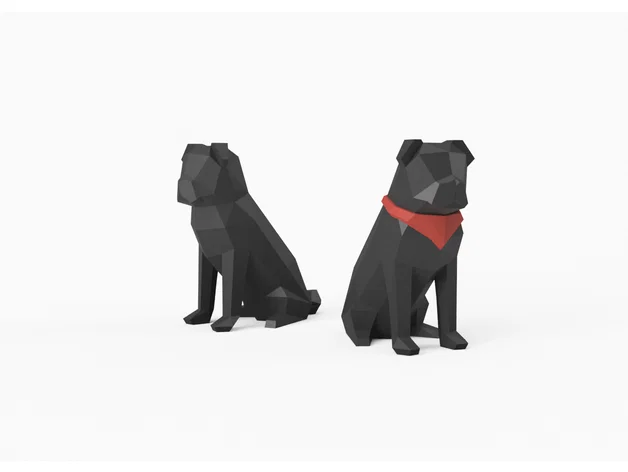 Pug Low-Poly - Image 2