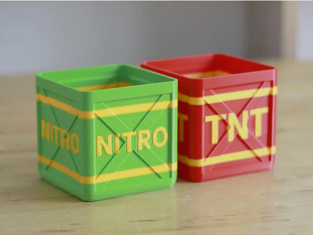 Chậu cây Crash Bandicoot (TNT & Nitro Crate Planters) - Image 1