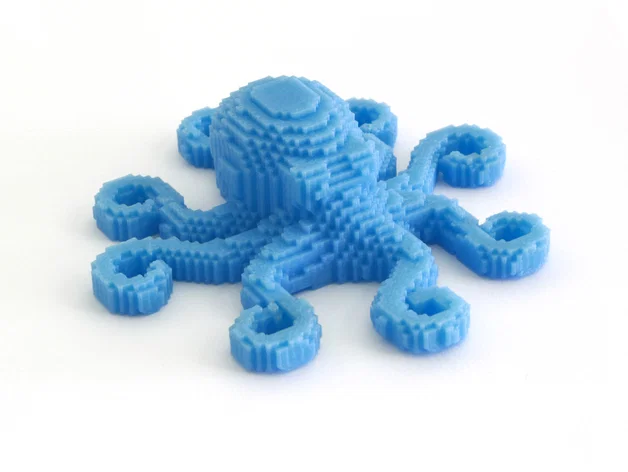 Bạch Tuộc Pixel - Bạch Tuộc Voxel Tối Giản - Image 1