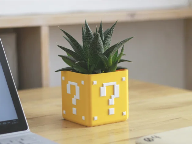 Chậu cây Mario Bros - Minimal Planter in Single/Dual Extrusion - Image 1