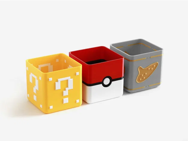 Chậu cây Mario Bros - Minimal Planter in Single/Dual Extrusion - Image 2