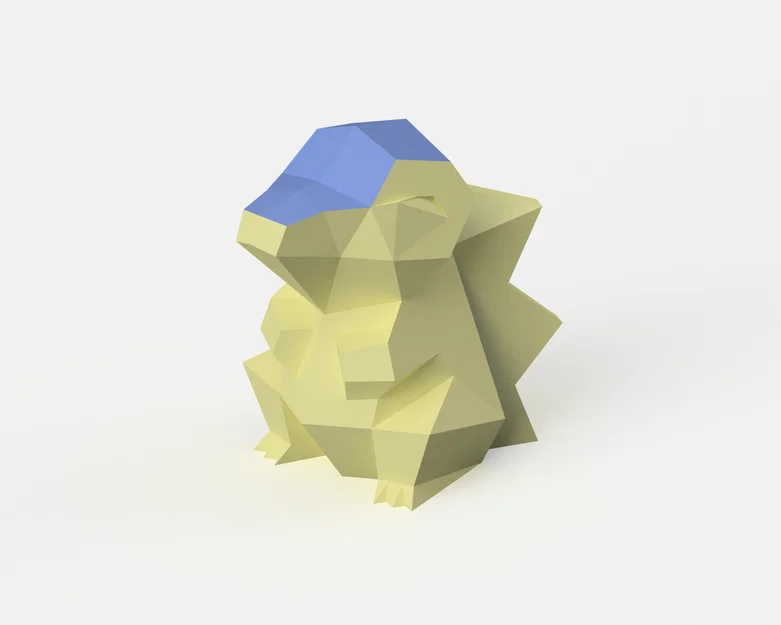Low-Poly Cyndaquil - Phiên bản Dual Extrusion - Image 1
