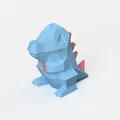 Low-Poly Totodile - Bản Dual Extrusion - Thumbnail 1