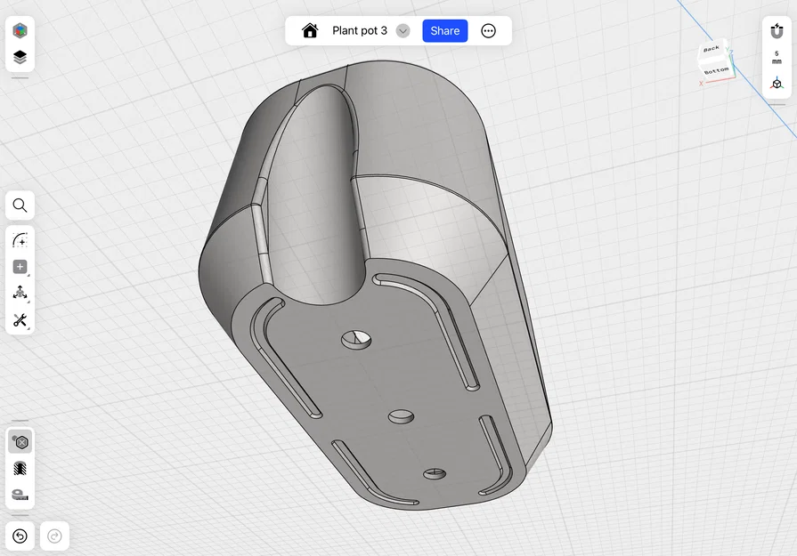 Chậu Cây Dáng Oblong (Oblong Plant Pot) - Image 5