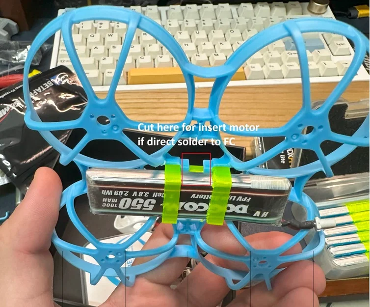 Adapter khay pin BetaFPV Meteor 75/75pro - Image 1