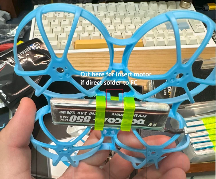 Adapter khay pin BetaFPV Meteor 75/75pro - Image 3