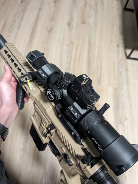 Ngàm gắn scope Airsoft - Begadi "Competition" - Image 1