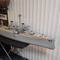 Mô hình tàu chiến HMS Dreadnought 1906 tỉ lệ 1:100 điều khiển từ xa - Thumbnail 4