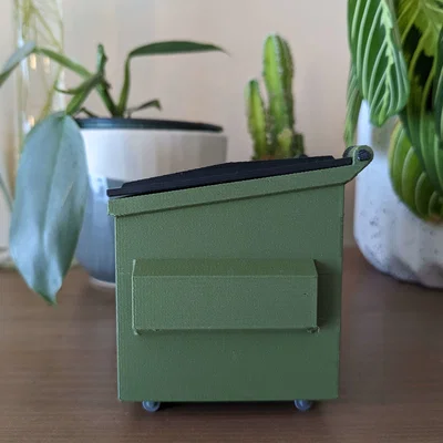 Thùng rác bốc cháy (Little Dumpy) - Dumpster Fire